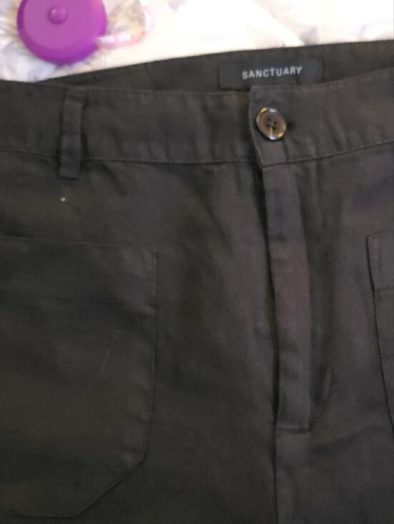 Sanctuary Pants - Sanctuary Black Front-Pocket Pants